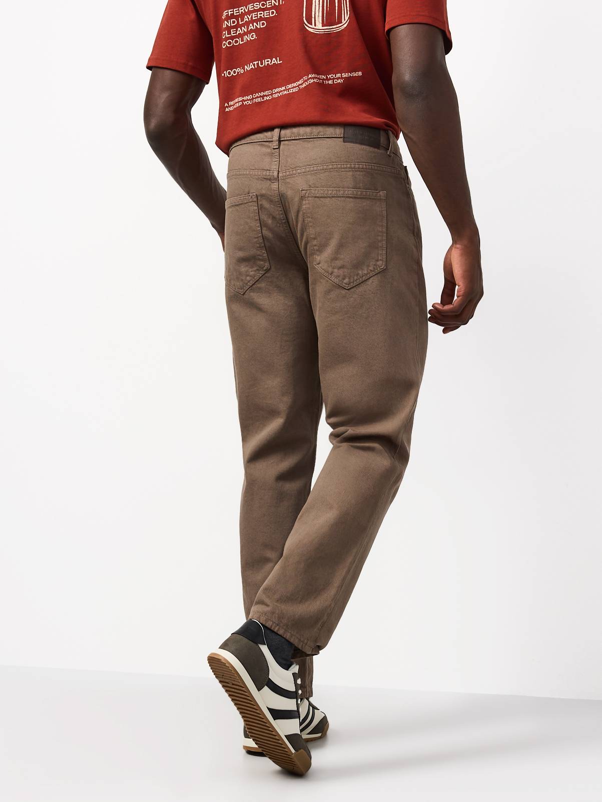 Brown Straight Leg Jeans 42L - Image 6